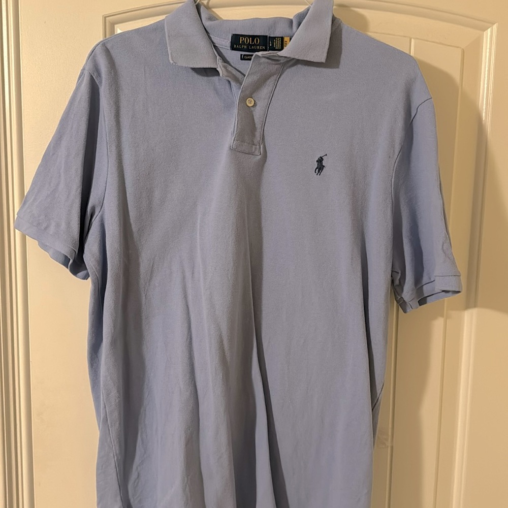 Men’s large classic fit polo, Ralph Lauren polo shirt blue